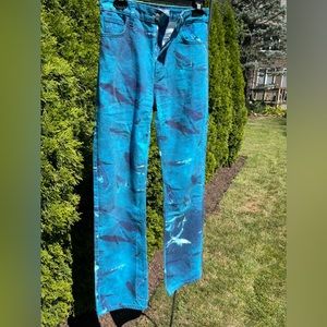 Zara denim shark jeans Sz 4